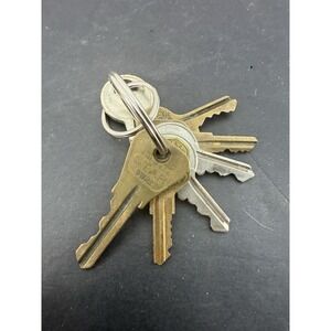 Vintage Deco Master And More Keys On Keychain